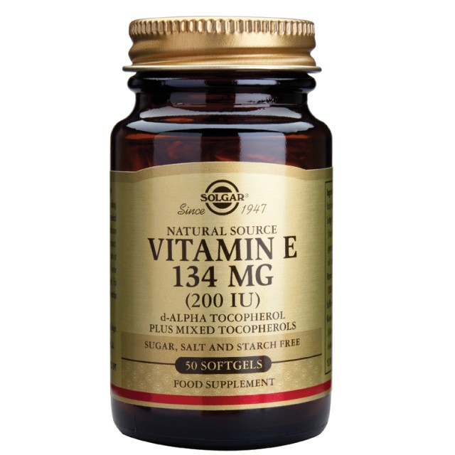 SOLGAR Dry Vitamin E 200IU 50VCAP