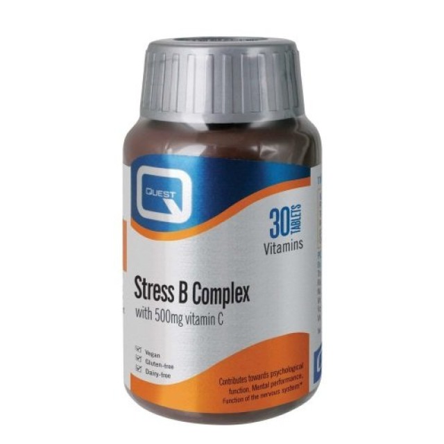 Quest Stress B Complex 500mg 30tabs