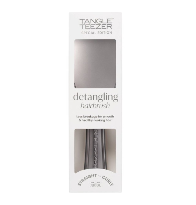 Tangle Teezer The Ultimate Detangler Chrome Midnight Silver Βούρτσα Μαλλιών 1τμχ