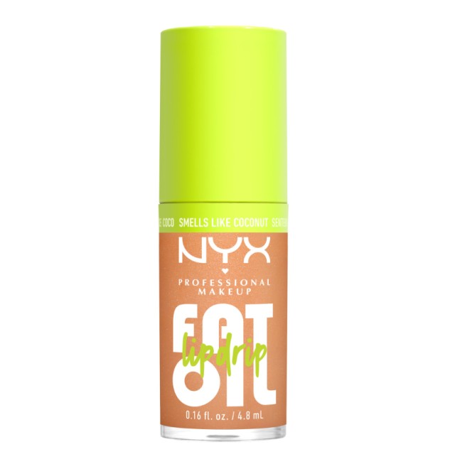 Nyx Professional Makeup Fat Oil Lip Drip Lip Oil Gloss Liquide 22 Coconut Cutie 4.8ml