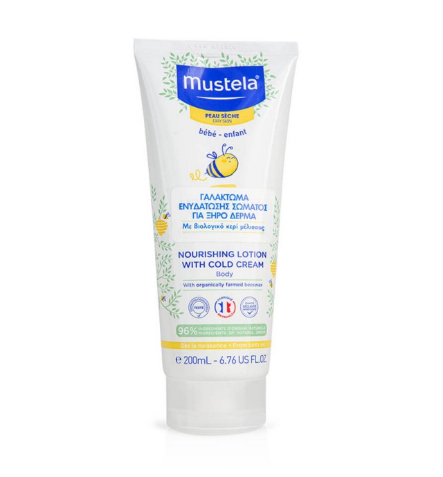 Mustela Nourishing Lotion Cold Cream Κρέμα Ενυδάτωσης Σώματος 200ml