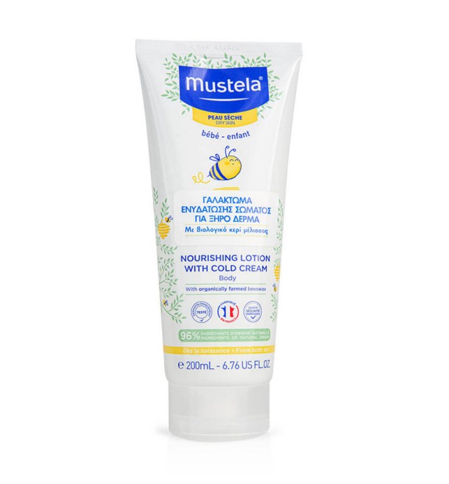 Mustela Nourishing Lotion with Cold Cream Κρέμα Ενυδάτωσης Σώματος 200ml