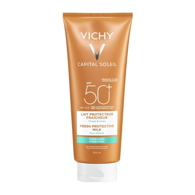 Vichy Capital Soleil Beach Protect SPF50 + Fresh Hydrating Milk Face & Body 300ml