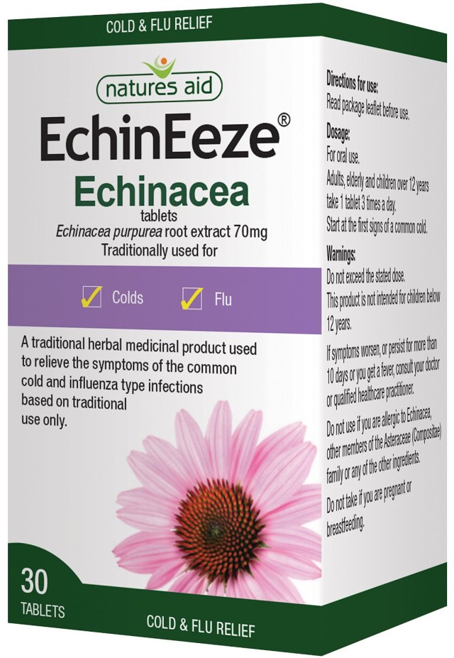 NATURES AID EchinEeze Echinacea 70mg 30 tabs
