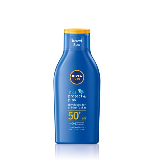 NIVEA SUN Protect & Moisture Kids Lotion SPF50+, 100ml TRAVEL