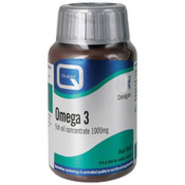 QUEST OMEGA 3 fish oil concentrate 1000mg 90CAPS