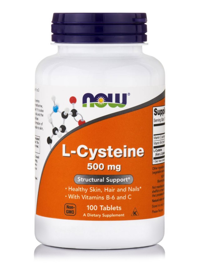 Now Foods L-Cysteine 500mg 100 tabs.