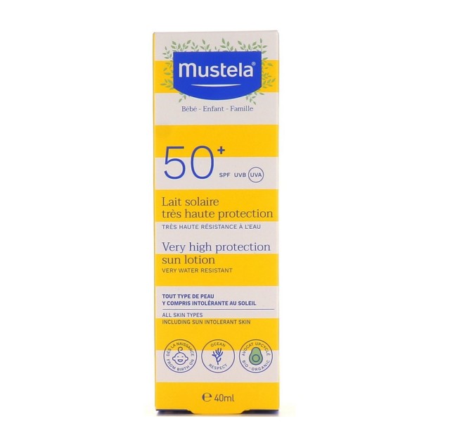 Mustela Very High Protection Sun Lotion SPF50 + Baby-Children-Family 40ml