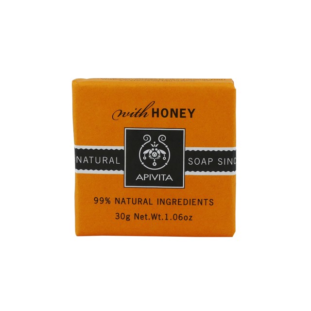 Apivita Natural Soap με Μέλι για ξηρές επιδερμίδες 30g