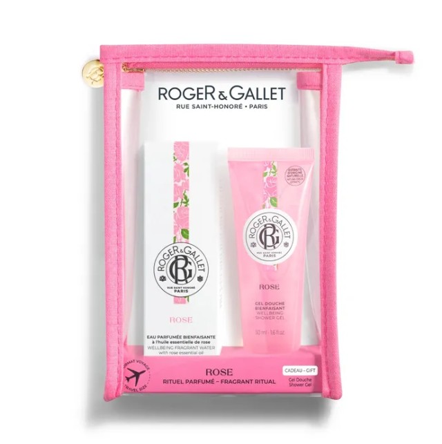 Roger & Gallet Set Rose Wellbeing Fragrant Water 30ml & ΔΩΡΟ Roger & Gallet Rose Shower Gel 50ml