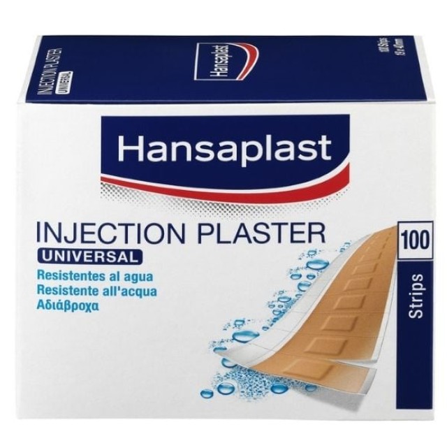 HANSAPLAST Injection Plaster Universal 19X40 Αδιάβροχα 100 strips