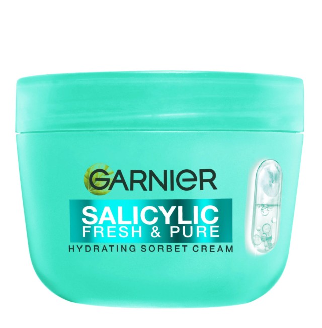 Garnier Salicylic Fresh & Pure Hydrating Sorbet Cream Ενυδατική Σορμπέ Κρέμα Προσώπου 85ml