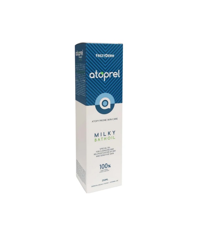 Frezyderm Atoprel Milky Bath Oil for Dry & Sensitive Skin 250ml