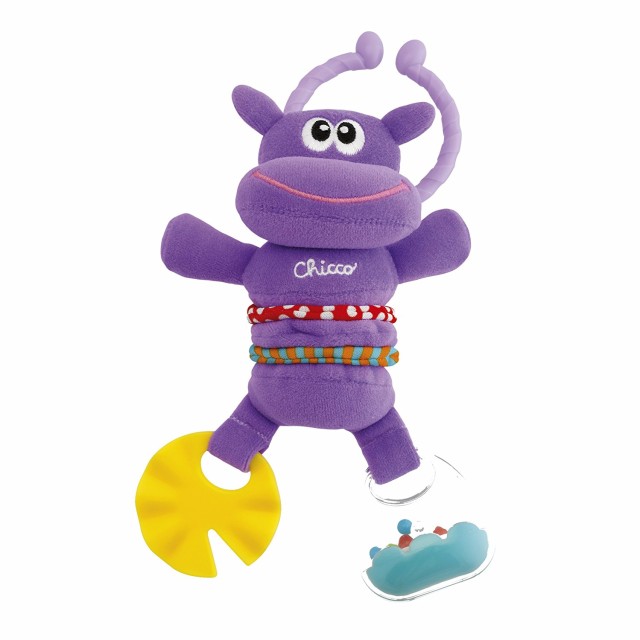 Chicco Κουδουνίστρα Ιπποποταμάκι με Δόνηση 3m+ 1τμχ.