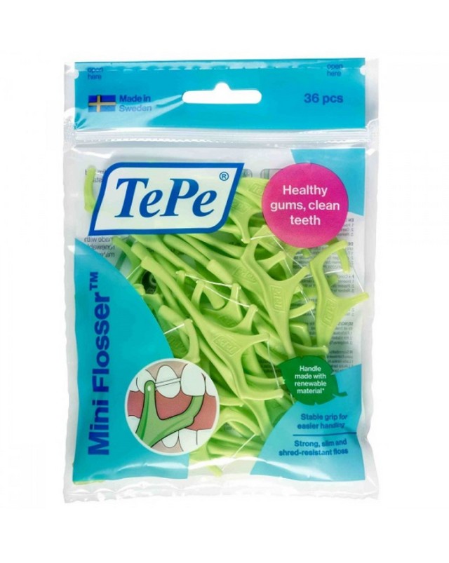 Tepe Good Mini Flosser Αποτελεσματικός Καθαρισμός Ανάμεσα στα Δόντια 36τμχ