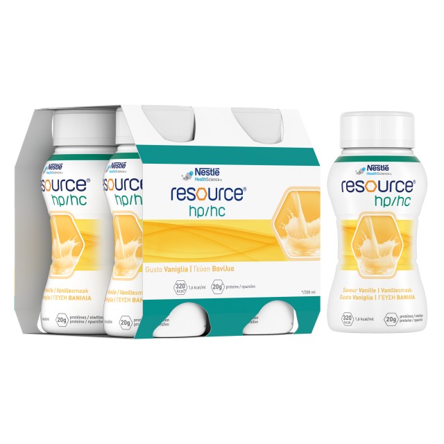 Nestle Resource HP/HC with Vanilla Flavor 4X200ml