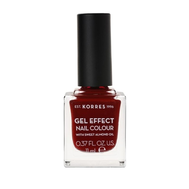 Korres Βερνίκι Νυχιών Gel Effect Nail Colour No59 Wine Red 11ml