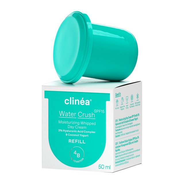 Clinéa Water Crush SPF15 Refill  Ενυδατική Κρέμα Ημέρας SPF15 50ML