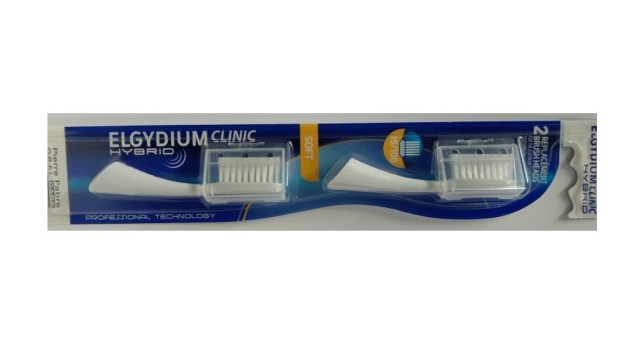Elgydium Clinic Hybrid Soft Ανταλλακτικά Ηλεκτρικής Οδοντόβουρτσας 2τμχ