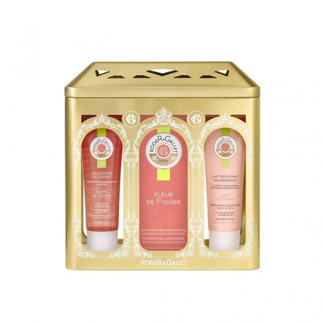 Roger&Gallet Fleur de Figuier Fragrant Wellbeing Water 100ml + Δώρο Relaxing Shower Gel 50ml + Replenising & Nourishing Body Lotion 50ml