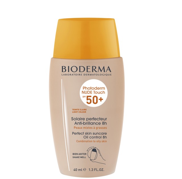 Bioderma Photoderm Nude Touch Light Color SPF50+ Unfragranced 40ml