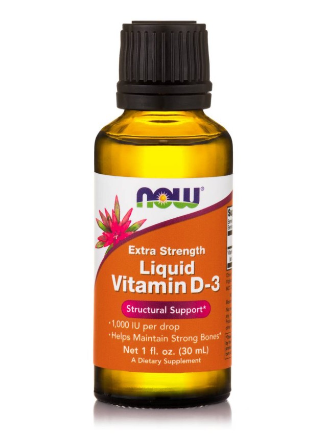 Now Foods Liquid Vitamin D-3 Extra Strength 1,000 IU 30ml