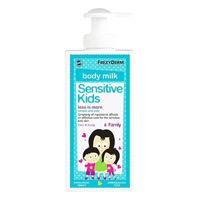 FREZYDERM SENSITIVE KIDS FACE & BODY MILK (ΕΝΥΔΑΤΙΚΟ ΓΑΛΑΚΤΩΜΑ) 200ML