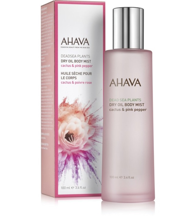 Ahava Dead Sea Plants Dry Oil Body Mist-Cactus & Pink Pepper 100ml