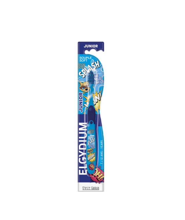 Elgydium Junior Racoon Παιδική Οδοντόβουρτσα για παιδιά 7 έως 12 ετών 1τμχ
