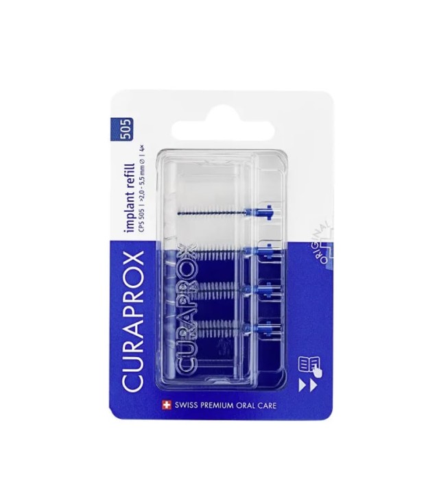 CURAPROX CPS 505 soft implant ΜΠΛΕ 5 μεσοδόντια βουρτσάκια