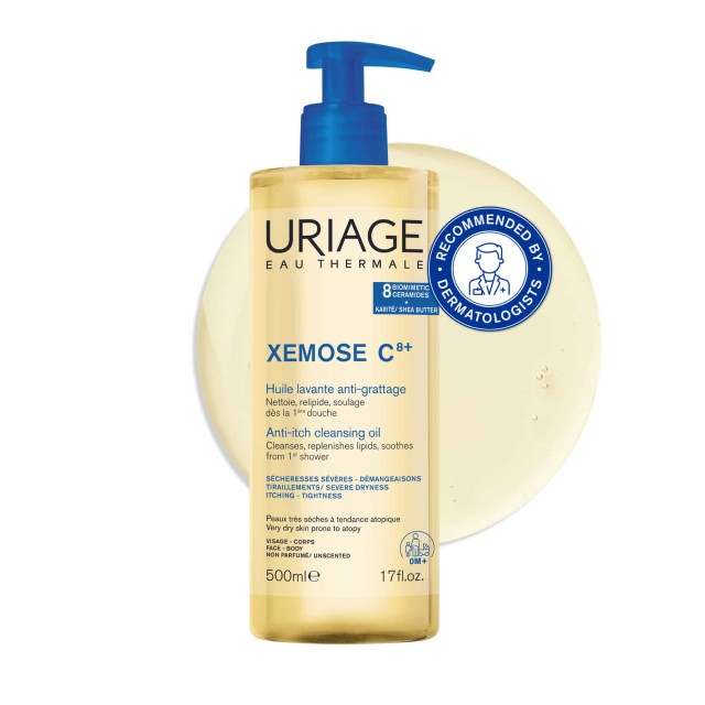 URIAGE Xemose Huile Lavante Apaisante Cleansing Soothing Oil 500ml