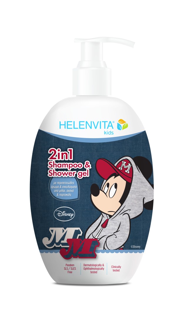 Helenvita Kids Mickey Mouse 2 in 1 Shampoo & Shower Gel 500ml