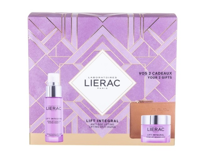 Lierac Set Lift Integral Serum 30ml & ΔΩΡΟ Lift Integral Cream 50ml & ΔΩΡΟ Δερμάτινο Πορτοφόλι