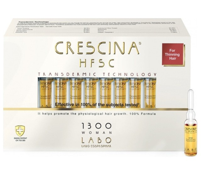 Crescina HFSC Transdermic 1300 Woman For Thinning Hair 20x3,5ml