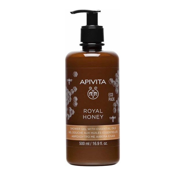 Apivita Royal Honey Shower Gel with Essential Oils 500ml