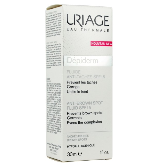 URIAGE DEPIDERM SP15 FLUIDE 30ML