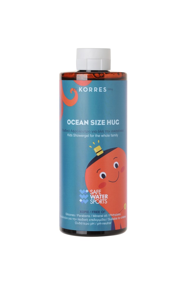 Korres Ocean Size Hug Παιδικό Αφρόλουτρο για όλη την Οικογένεια 400ml