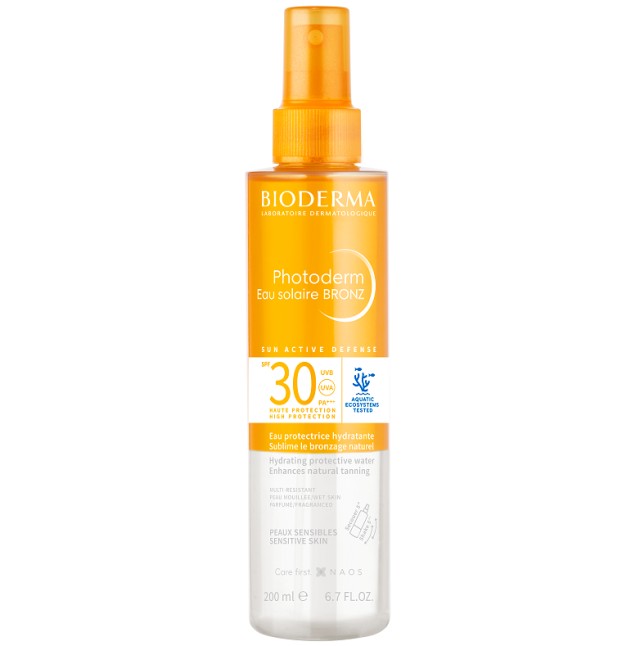 Bioderma Photoderm Eau Solaire Bronz Αντηλιακό για το Σώμα SPF30 σε Spray 200ml