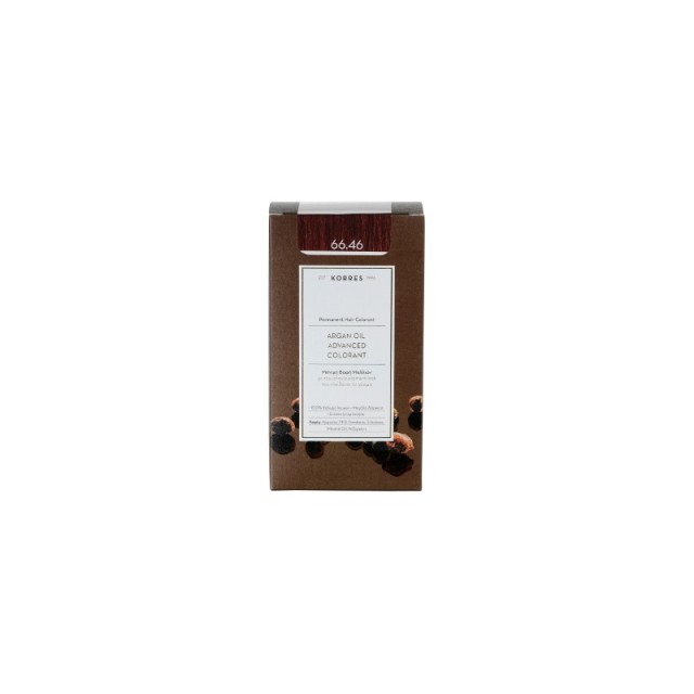 Korres Argan Oil Advanced Colorant 66.46 ΕΝΤΟΝΟ ΚΟΚΚΙΝΟ ΒΟΥΡΓΟΥΝΔΙΑΣ 50ML