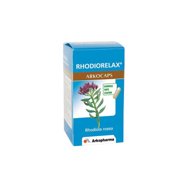 ARKOCAPS RHODIORELAX 45CAPS ΡΟΔΙΟΛΑ ΠΕΡΙΣΤΑΣΙΑΚΟ ΣΤΡΕΣ - ΑΝΗΣΥΧΙΑ
