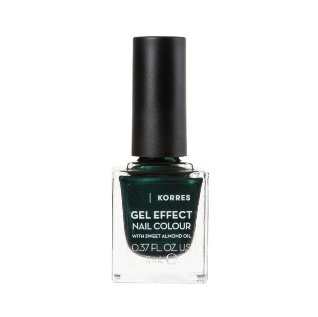 Korres Βερνίκι Νυχιών Gel Effect Nail Colour No.89 Velvet Green 11ml