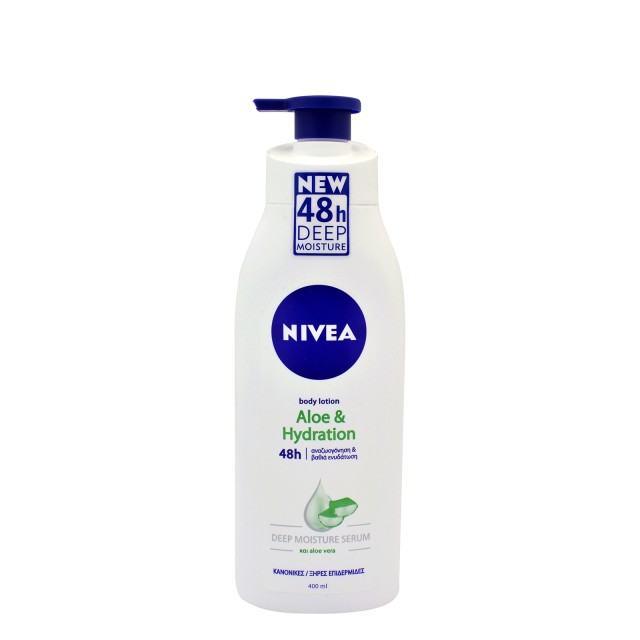 Nivea Body Lotion Aloe & Hydration Λοσιόν Σώματος για Κανονικές/Ξηρές Επιδερμίδες 400ml