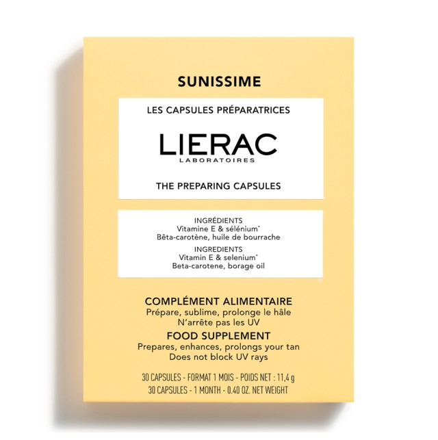 Lierac Sunissime Συμπλήρωμα Προετοιμασίας για Μαύρισμα 30caps