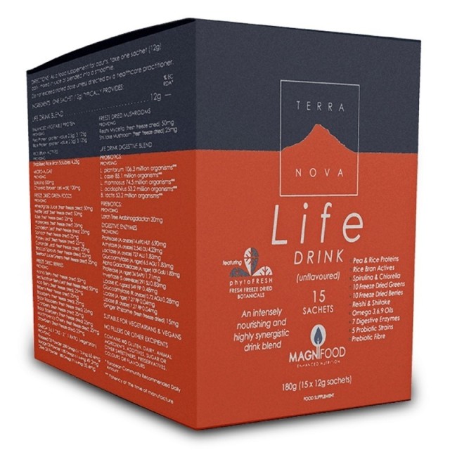 TERRANOVA Life Drink Sachet 15 φακελάκια των 12gr