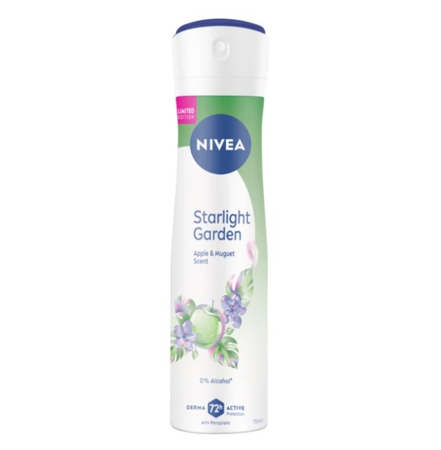 Nivea Deo Starlight Garden Spray 72h Γυναικείο Αποσμητικό 150ml