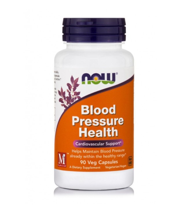 Now Foods Blood Pressure Health (Mega Natural - BP, Hawthorn Berry Extract 300mg 1.8%) 90Vcaps
