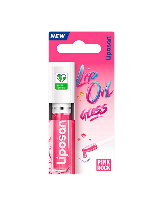 Liposan Lip Oil Gloss Pink Rock 5.5ml