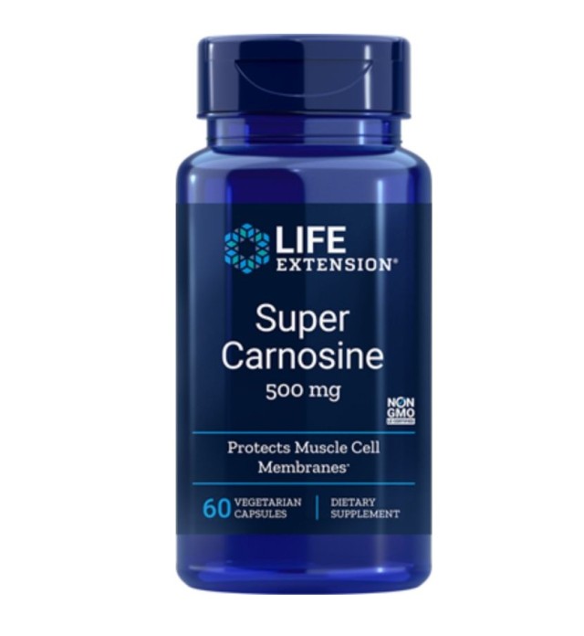 Life Extension Super Carnosine 500mg 60 Veg.Caps.