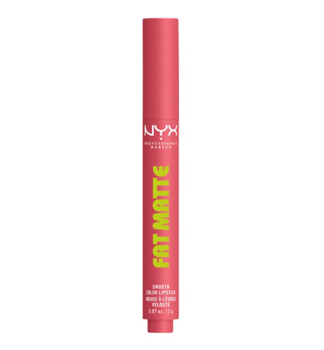 Nyx Professional Makeup Fat Matte Smooth Color Lipstick 11 Pink Puff 2g