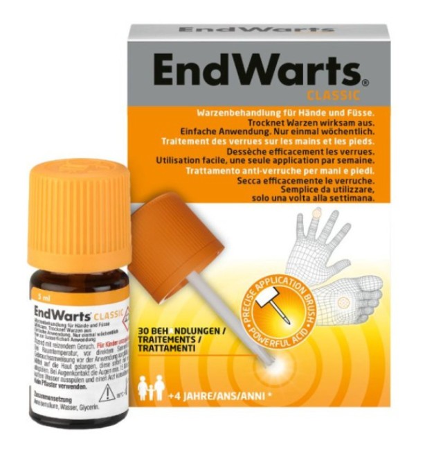 EndWarts Original Θεραπεία Μυρμηγκιών για Χέρια & Πόδια 5ml